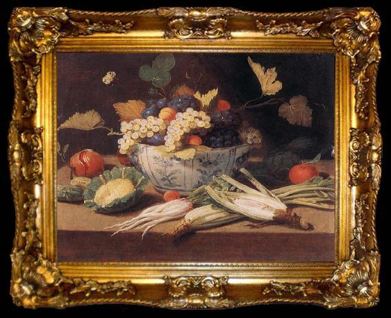 framed  KESSEL, Jan van Still-life with Vegetables s, ta009-2